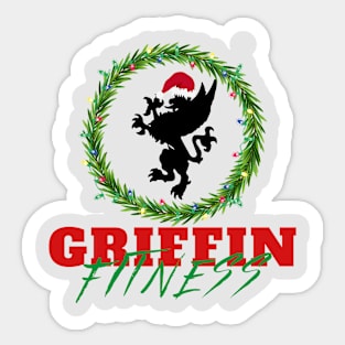 Griffin Christmas Sticker